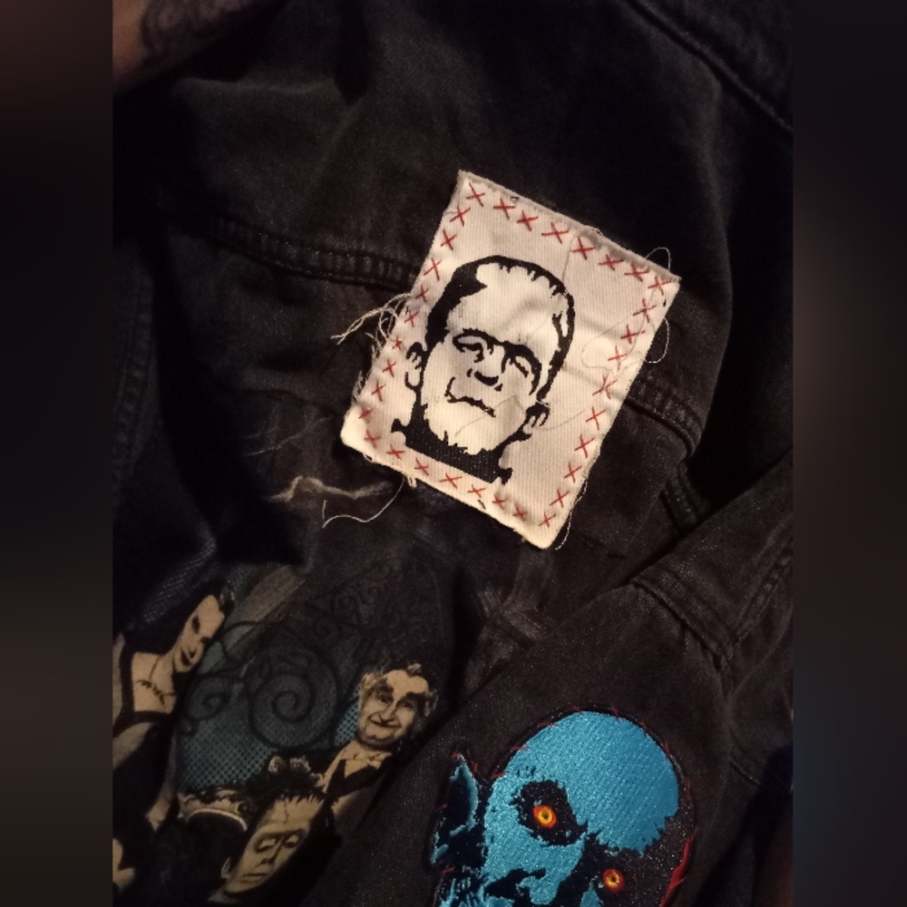 Rage Against the Sewing Machine custom OOAK works-in-progress! Like 2 follow! - Picture 3 of 16